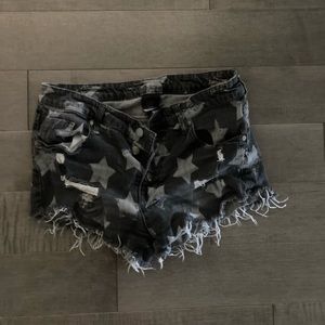 Star Jean shorts